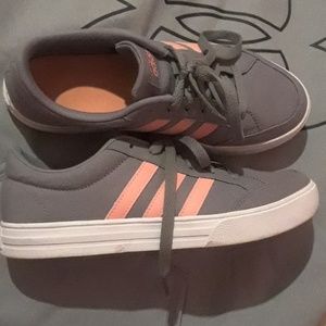 Black and orange adidas